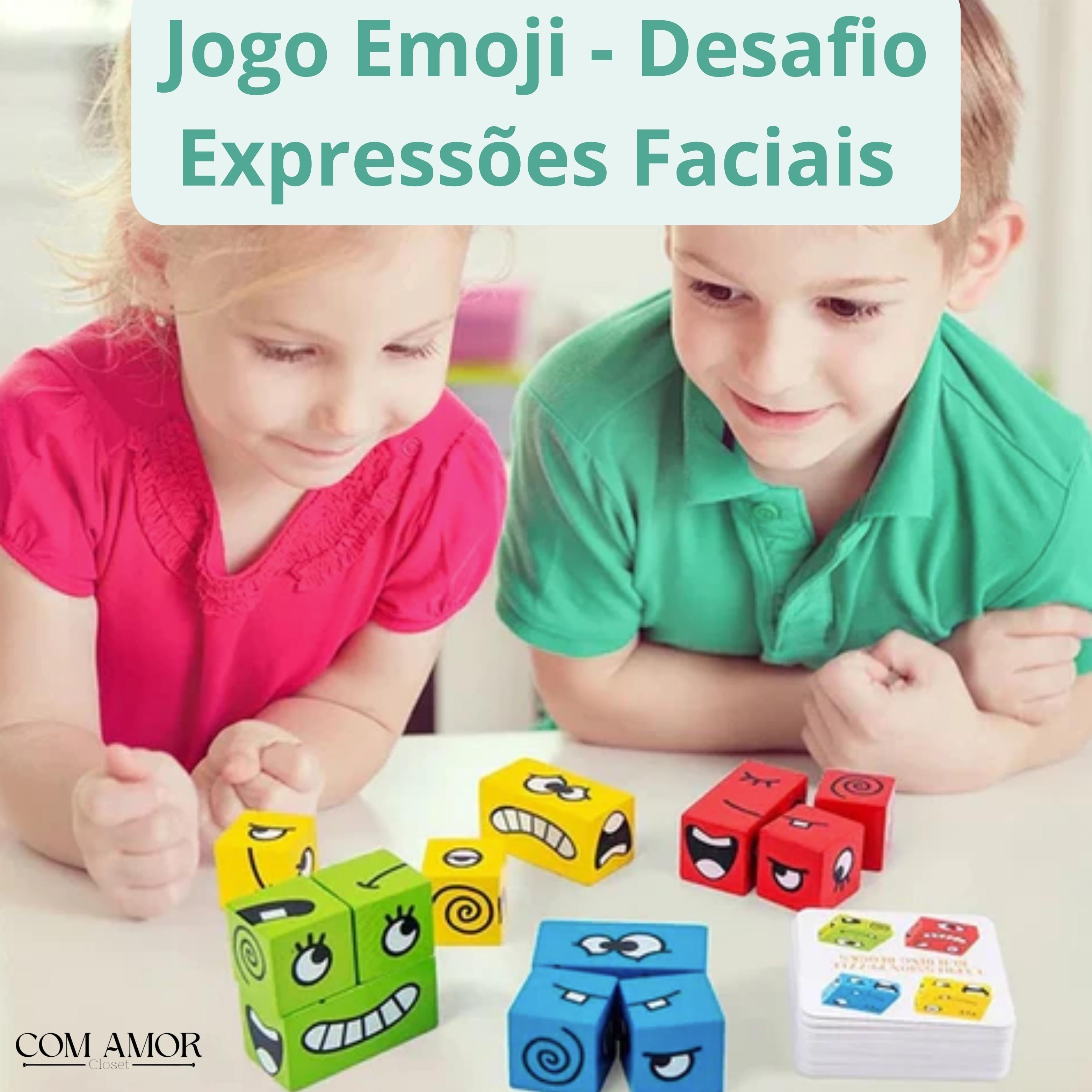 Jogo Emoji - Desafio Expressões Faciais - Divertido e Cativante